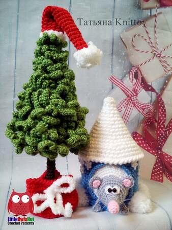242 Crochet Pattern - Christmas Tree New Year - Amigurumi PDF file by Knittoy CP
