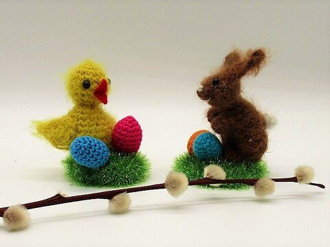 Häkelanleitung Kleine Osterdeko