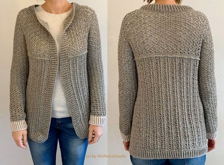 Häkelanleitung Jacke "Frühlingsluft"