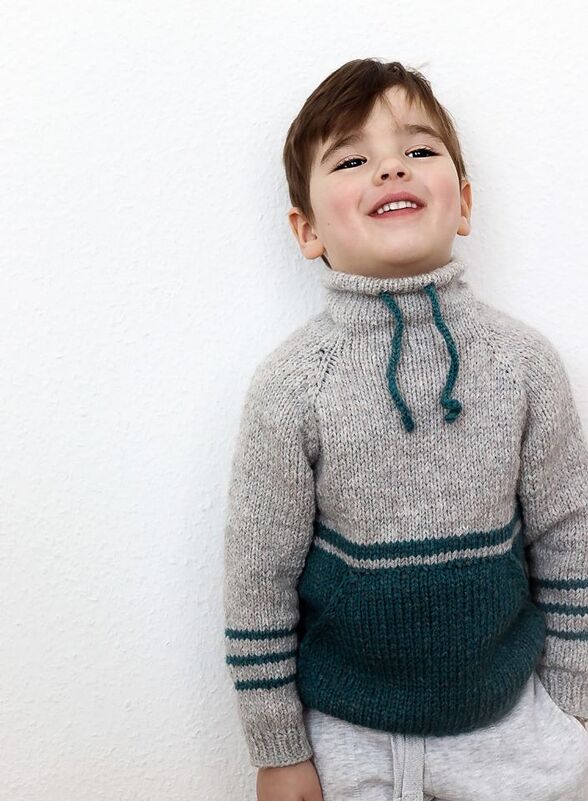 Strickanleitung Sweater ++ Leon ++, RVO in Gr. 50-152 strickbar! - Bild 2