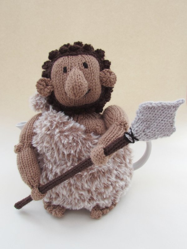 Caveman Tea Cosy Knitting Pattern