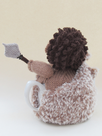 Caveman Tea Cosy Knitting Pattern