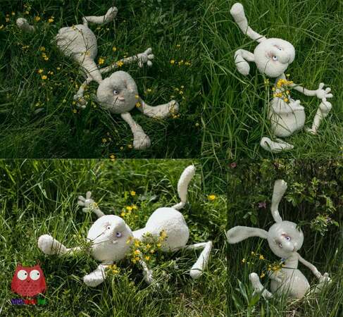 251 Crochet Pattern - Bunny Booblik - Amigurumi toy PDF file by Pertseva CP
