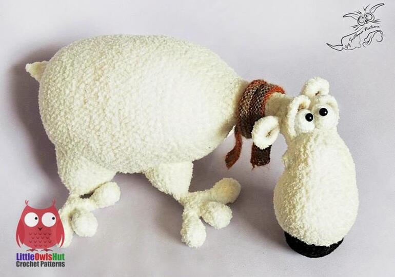 252 Crochet Pattern - Polar Bear Plombir - Amigurumi toy PDF file by Pertseva CP