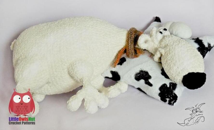 252 Crochet Pattern - Polar Bear Plombir - Amigurumi toy PDF file by Pertseva CP