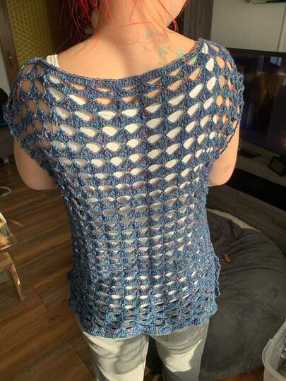 Tunika Erika häkeln Häkeltunika Häkelshirt Shirt Oberteil
