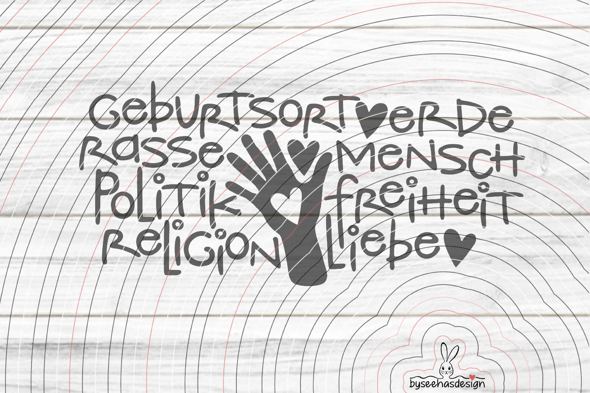 Mensch Liebe Plotterdatei SVG DXF - Bild 2