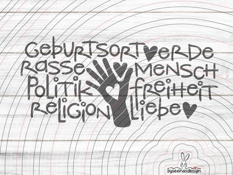 Mensch Liebe Plotterdatei SVG DXF