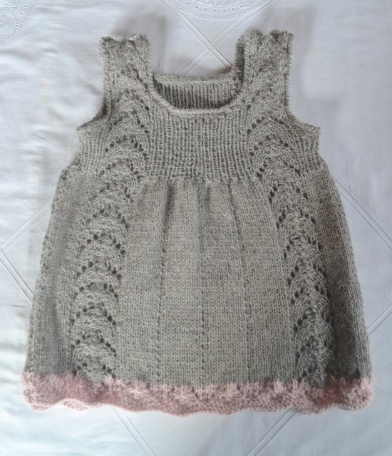 Strickanleitung * Baby Kleid in 3 Größen 0 - 18 Mon. - Bild 5