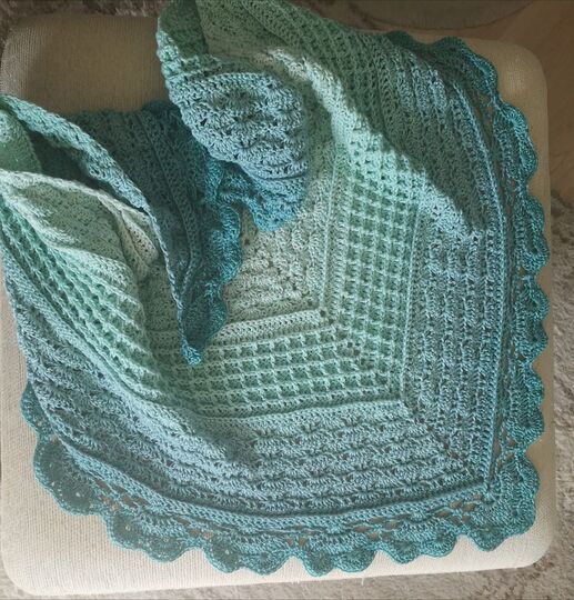 Häkelanleitung Dreieckstuch Kuscheltuch Cuddly Dream