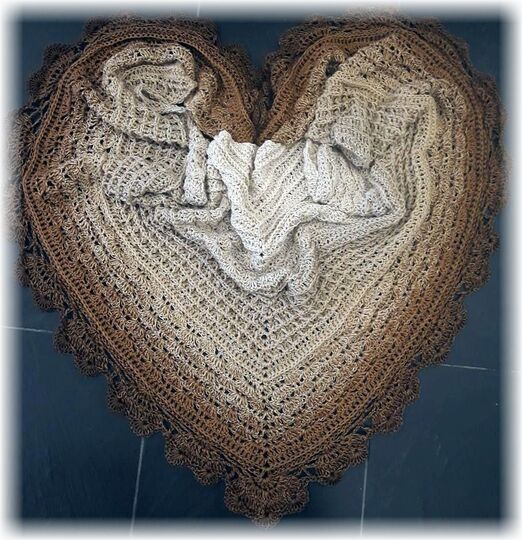 Häkelanleitung Dreieckstuch Kuscheltuch Cuddly Dream