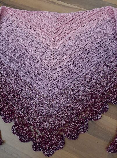 Häkelanleitung Dreieckstuch Kuscheltuch Cuddly Dream