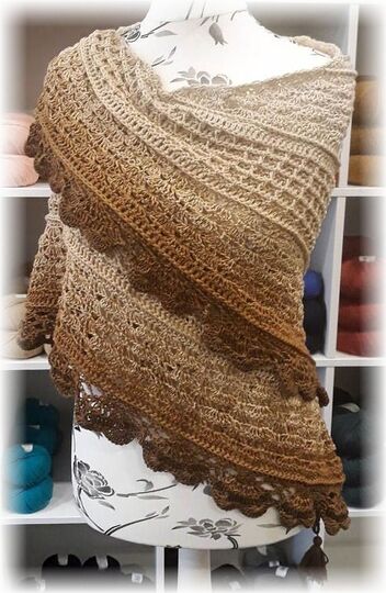 Häkelanleitung Dreieckstuch Kuscheltuch Cuddly Dream