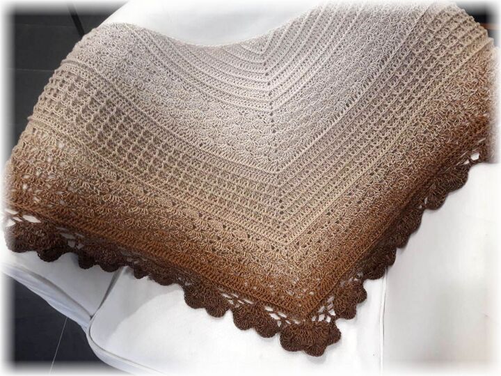 Häkelanleitung Dreieckstuch Kuscheltuch Cuddly Dream