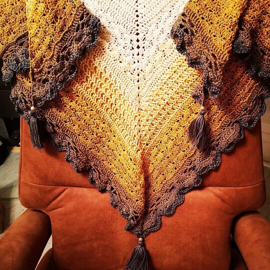 Häkelanleitung Dreieckstuch Kuscheltuch Cuddly Dream