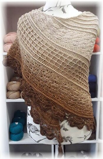 Häkelanleitung Dreieckstuch Kuscheltuch Cuddly Dream