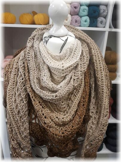 Häkelanleitung Dreieckstuch Kuscheltuch Cuddly Dream