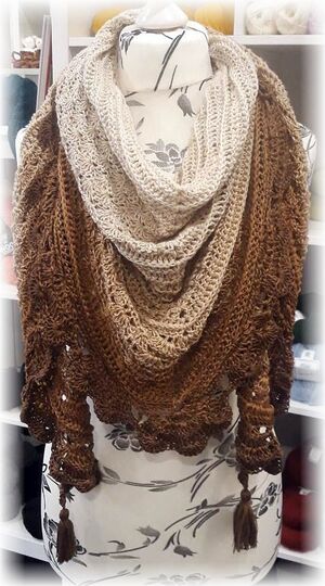 Häkelanleitung Dreieckstuch Kuscheltuch Cuddly Dream