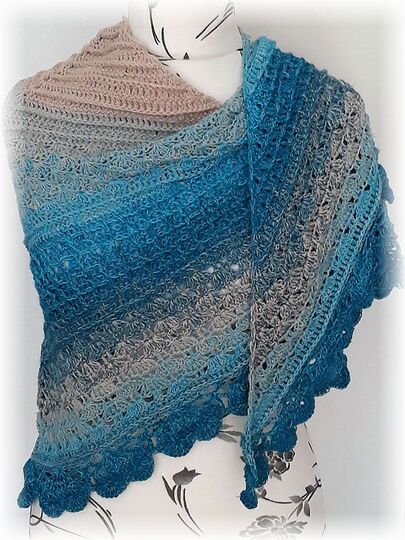 Häkelanleitung Dreieckstuch Kuscheltuch Cuddly Dream