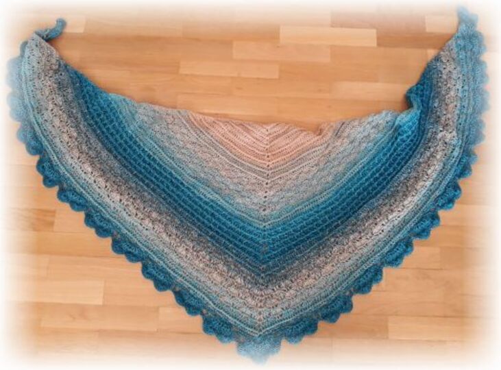 Häkelanleitung Dreieckstuch Kuscheltuch Cuddly Dream