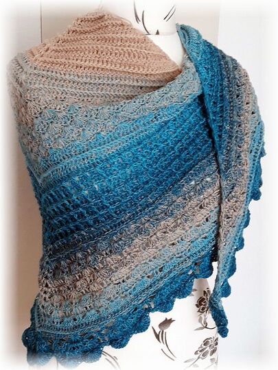 Häkelanleitung Dreieckstuch Kuscheltuch Cuddly Dream