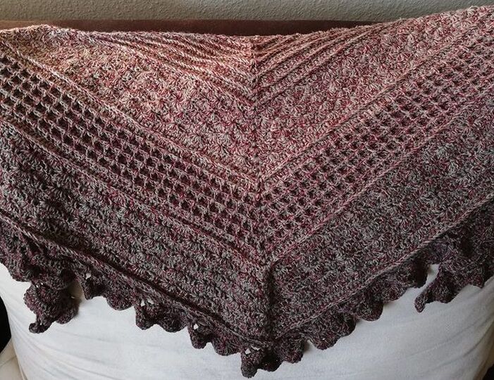 Häkelanleitung Dreieckstuch Kuscheltuch Cuddly Dream