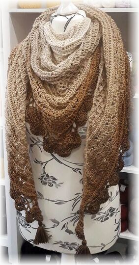 Häkelanleitung Dreieckstuch Kuscheltuch Cuddly Dream