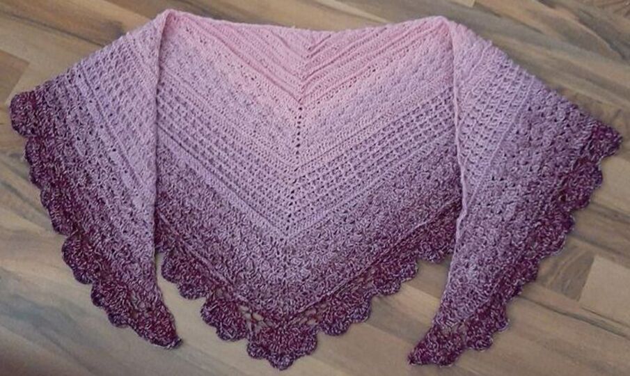 Häkelanleitung Dreieckstuch Kuscheltuch Cuddly Dream