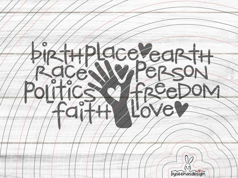 faith love Plotterdatei SVG DXF