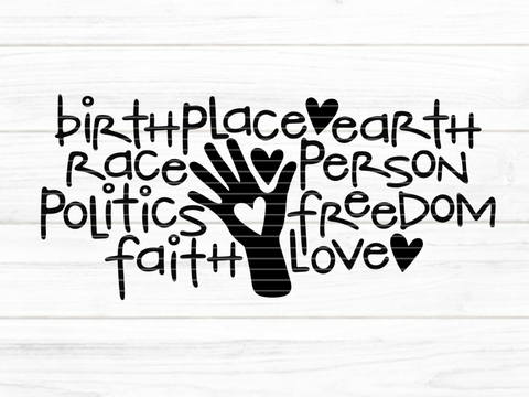 faith love Plotterdatei SVG DXF FCM