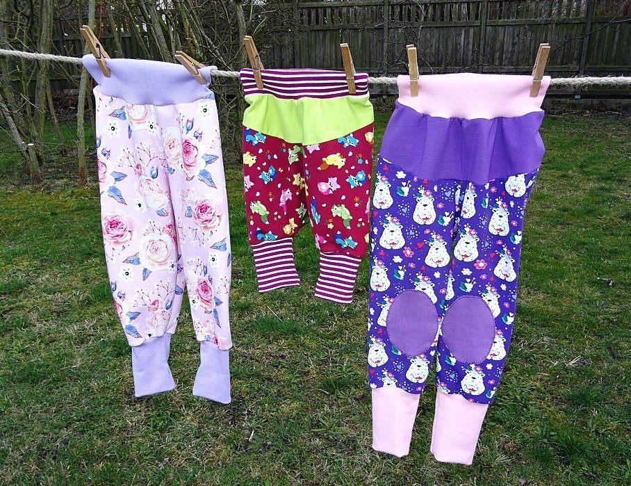 Pumphose Gr. 50 - 104 inkl. Schnittmuster nähen