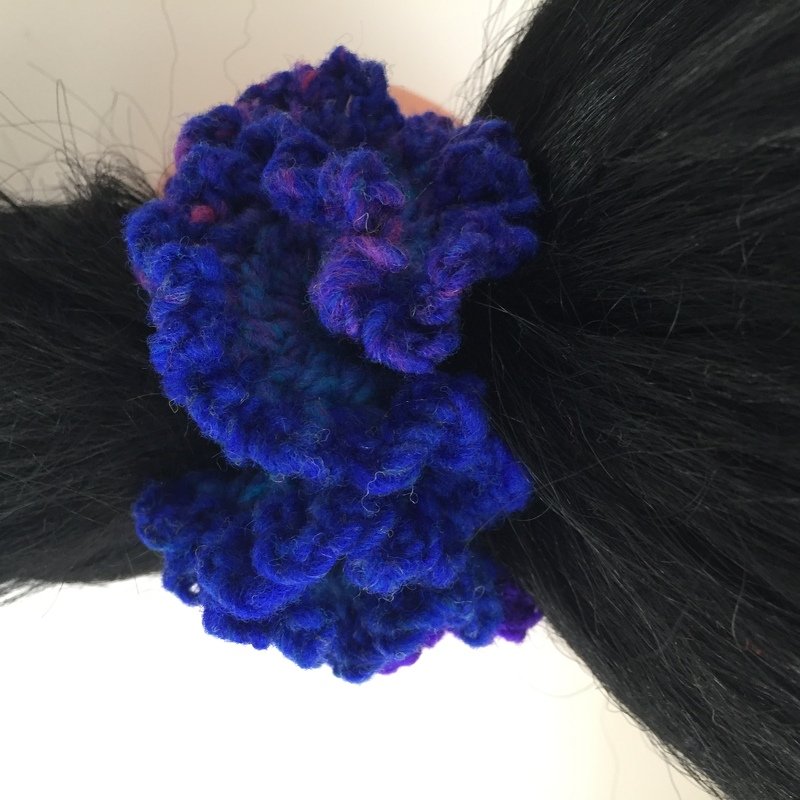 Crochet Easy Beginner Scrunchies, free pattern