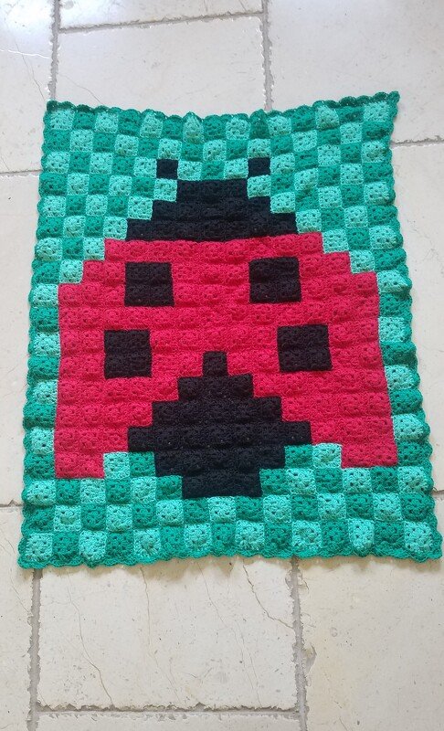 Anleitung Marienkäfer Baby Decke