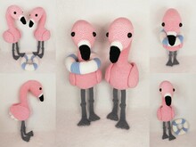 Häkelanleitung Mr. Flamenco der Flamingo