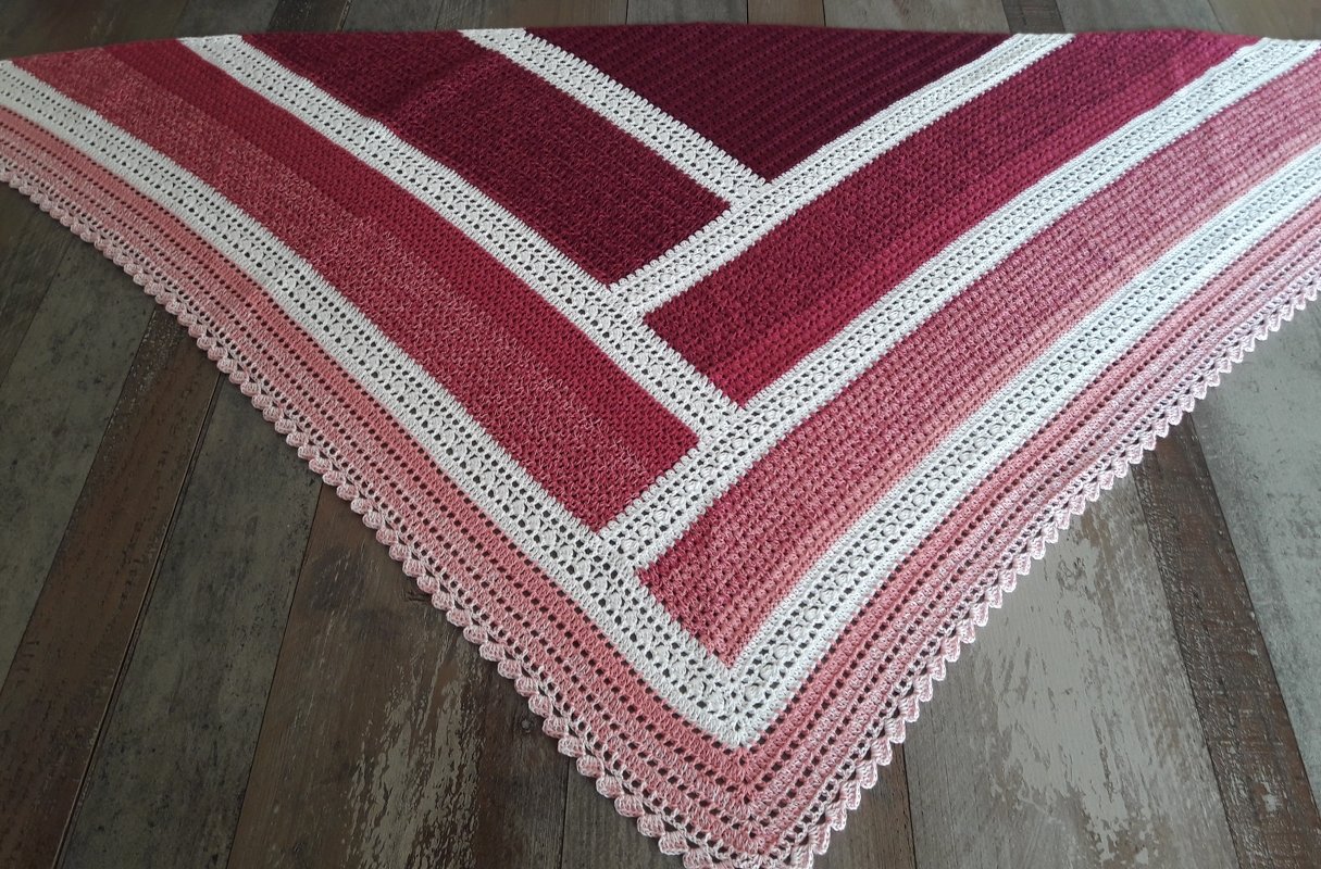 Häkelanleitung - Dreieckstuch "Anders" - Bild 7