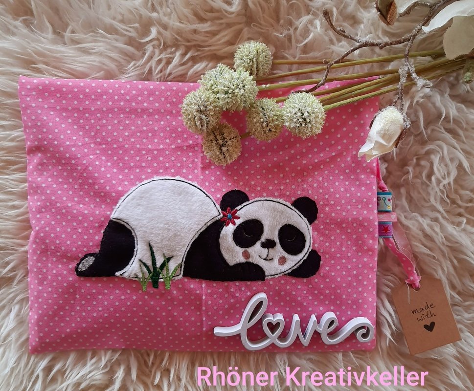 Stickdatei Panda verschiedene Größen SET - Bild 2