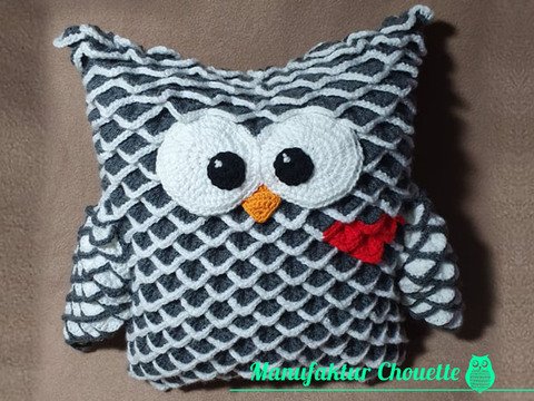 Eule mit Herz - Kissen oder Tasche