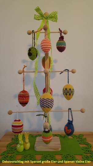 Anleitung: Streifen-Osterei in Groß