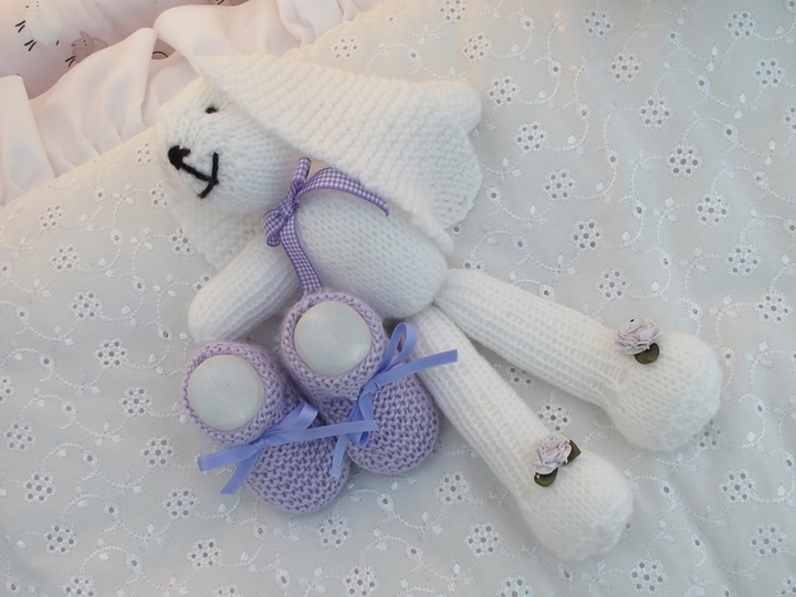 Strickset für Reborn Gr. 50 3-teilig EULE4 Strickanleitung