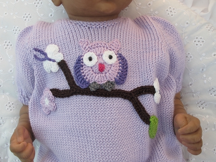 Strickset für Reborn Gr. 50 3-teilig EULE4 Strickanleitung