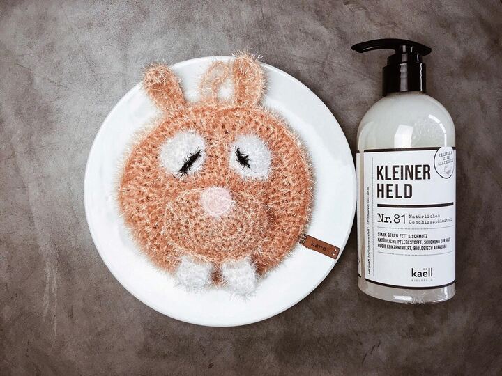 Biber Spülschwamm - Häkelanleitung