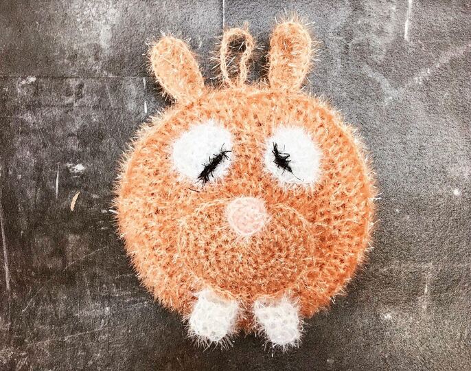 Biber Spülschwamm - Häkelanleitung