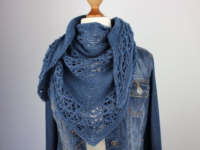 Strickanleitung Tuch "Hippie"