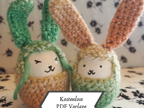 Anleitung: Süßes DIY Osterhasen Ei modellieren und umhäkeln