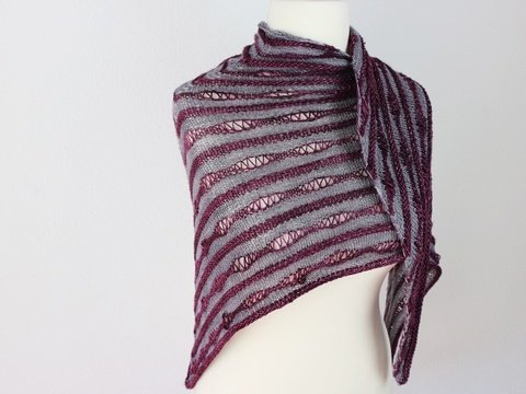 Strickanleitung Tuch "Up and down"