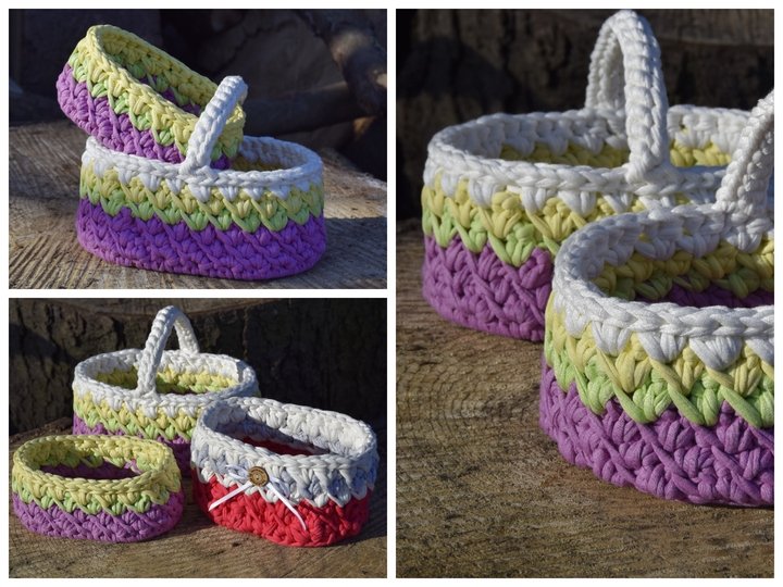 - CANDY - Osterkörbchen oval mit und ohne Holzboden, an jede Größe anzupassen, Ostern, Utensilo, Geschenk, Frühling, Dekos, Korb, Körbchen, Anleitung 218