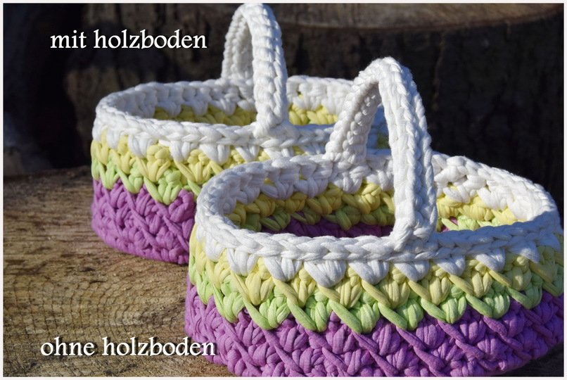 - CANDY - Osterkörbchen oval mit und ohne Holzboden, an jede Größe anzupassen, Ostern, Utensilo, Geschenk, Frühling, Dekos, Korb, Körbchen, Anleitung 218