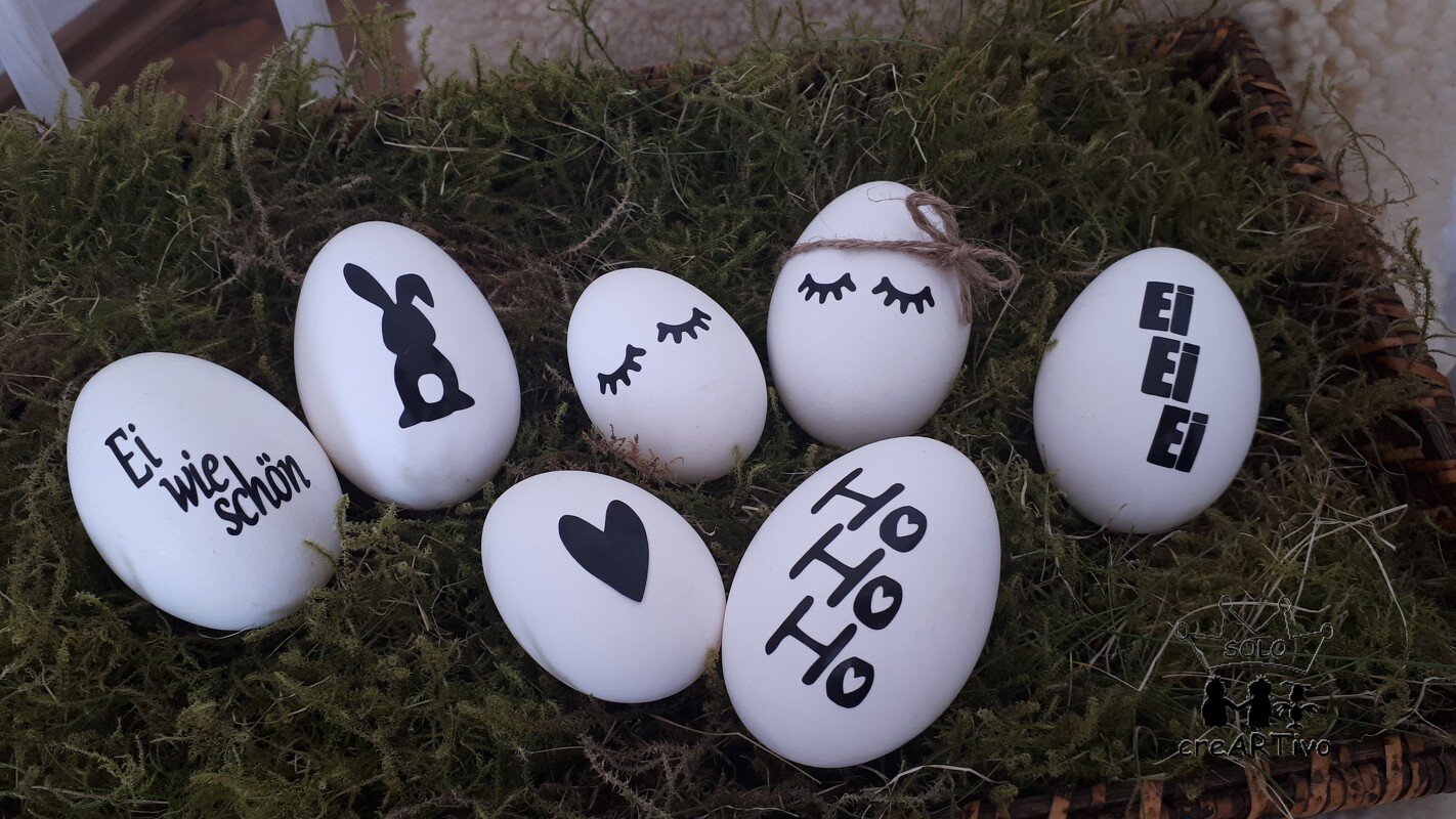 Ostereiaufkleber Plotterdatei