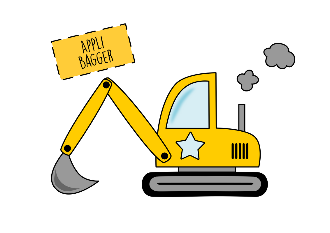 Applikationsvorlage Bagger