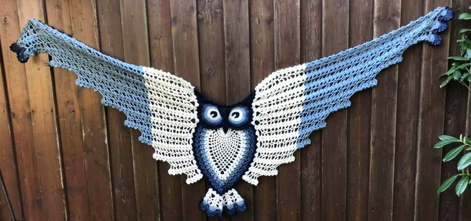 Petra Perle’s Owl Shawl HEDWIG - Image 6